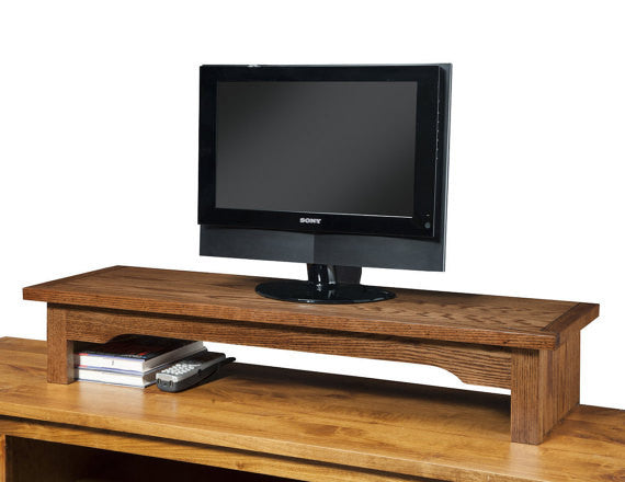 TV Riser Stands Mission/Arts and Crafts Style in Oak Wood - JDi Home