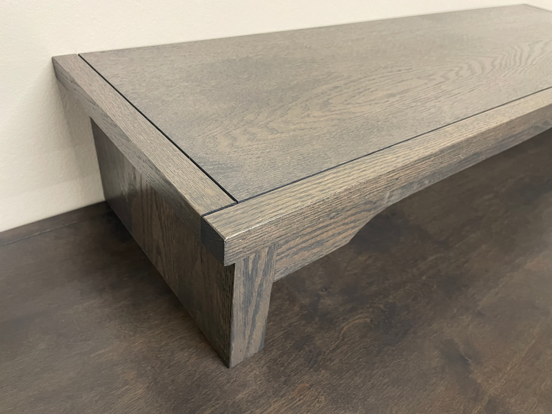 TV Riser Stands Mission/Arts and Crafts Style in Oak Wood