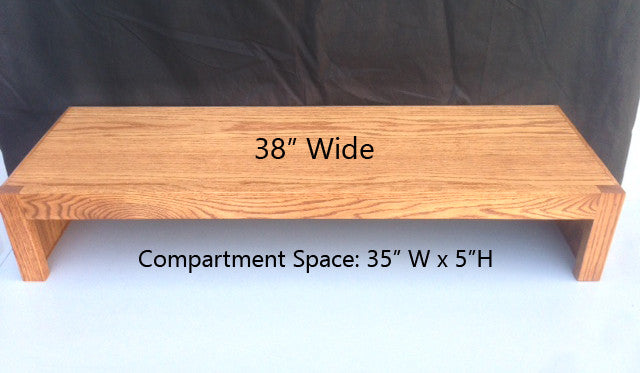 TV Riser Stands Modern Style Oak Wood Modern Stands Made in the USA ...