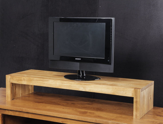 LED LCD TV Riser Stands Rustic Style Solid Wood Made in the USA - JDi Home