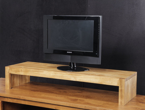 Modern TV Riser Stands Rustic Style Solid Wood Made in the USA Rustic ...