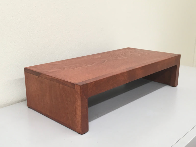Modern Computer Monitor Riser Stands Birch Wood – JDi Home