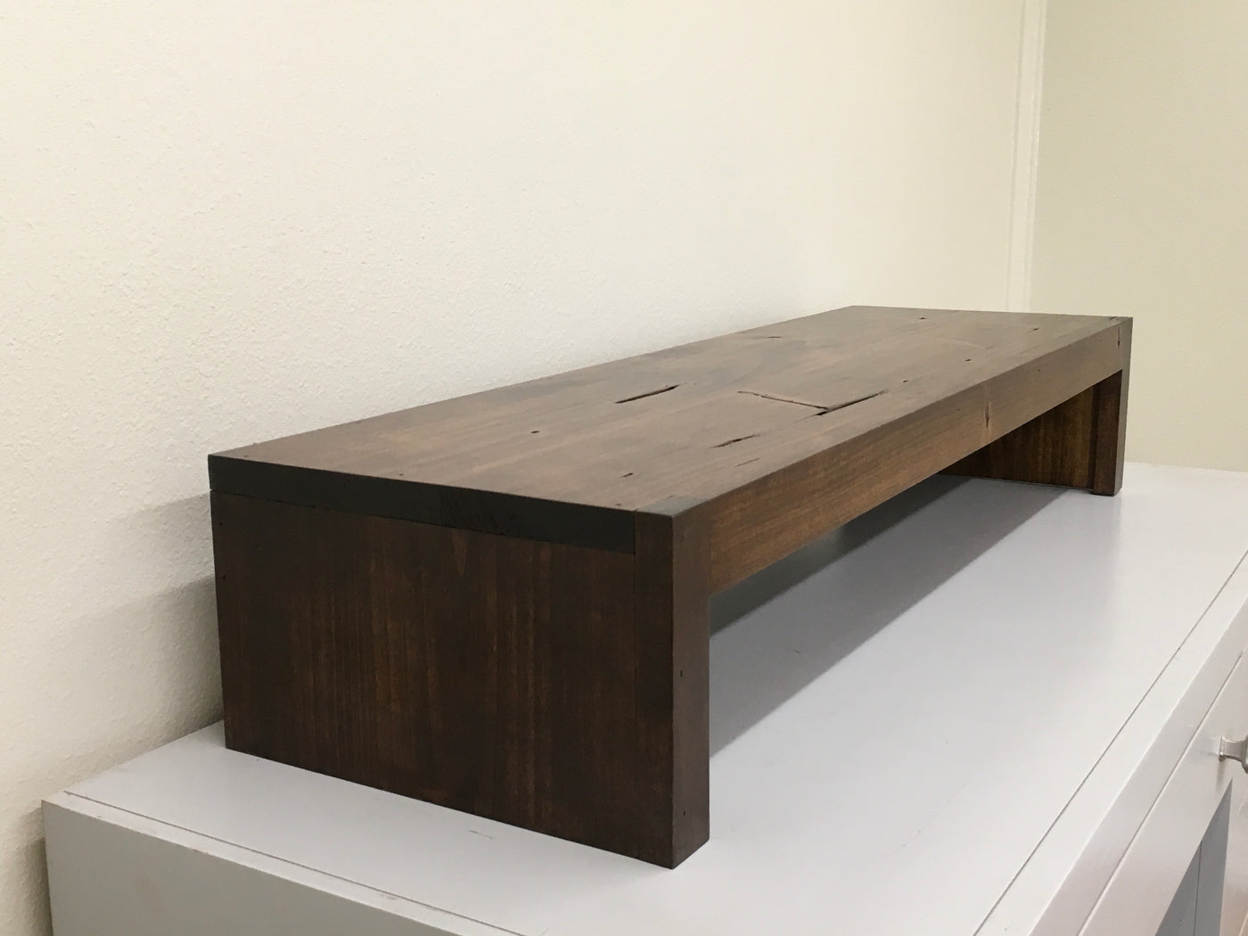 Modern TV Riser Stands Rustic Style Solid Wood Made in the USA Rustic ...