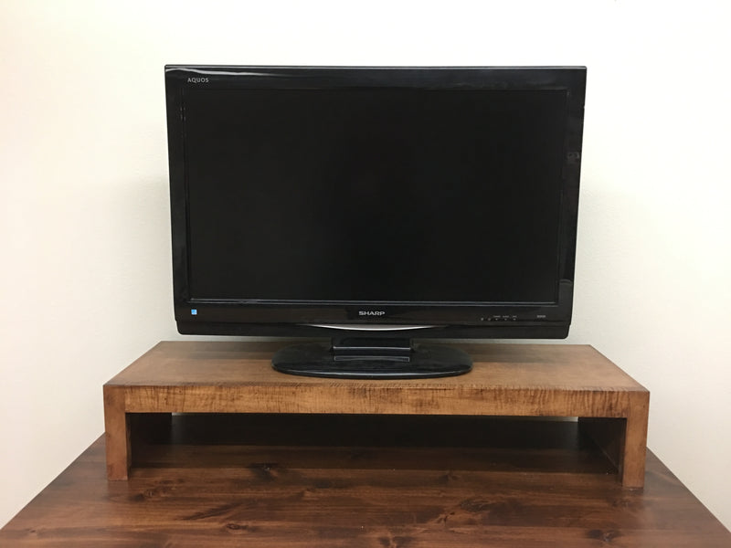 LED Modern TV Riser Stands in Maple - JDi Home