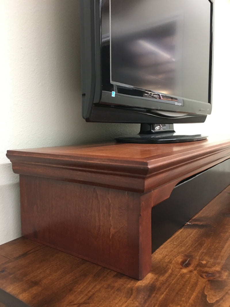 LED LCD TV Riser Stands Traditional Alder - JDi Home