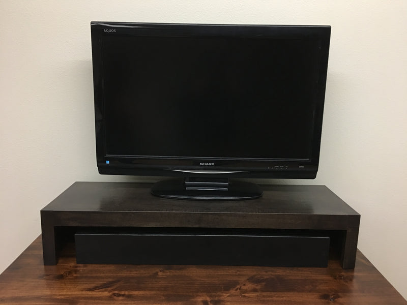 LED Modern TV Riser Stands in Maple - JDi Home