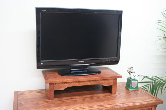 Oak Tv Risers TV Riser Stands Mission/Arts and Crafts Style in Oak Wood – JDi Home