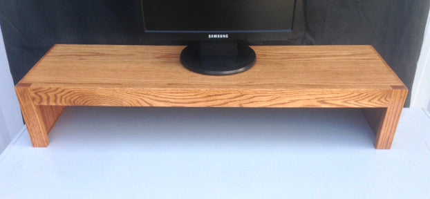 TV Riser Stands Modern Style Oak Wood Modern Stands Made in the USA ...