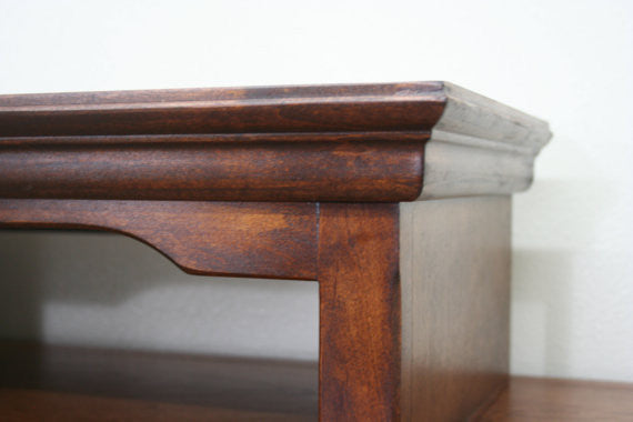 Oak TV Riser Stands Traditional Style Alder Wood Made in the USA – JDi Home