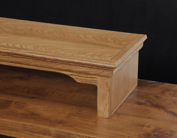 LED LCD TV Riser Stands Traditional Oak Free Shipping – JDi Home